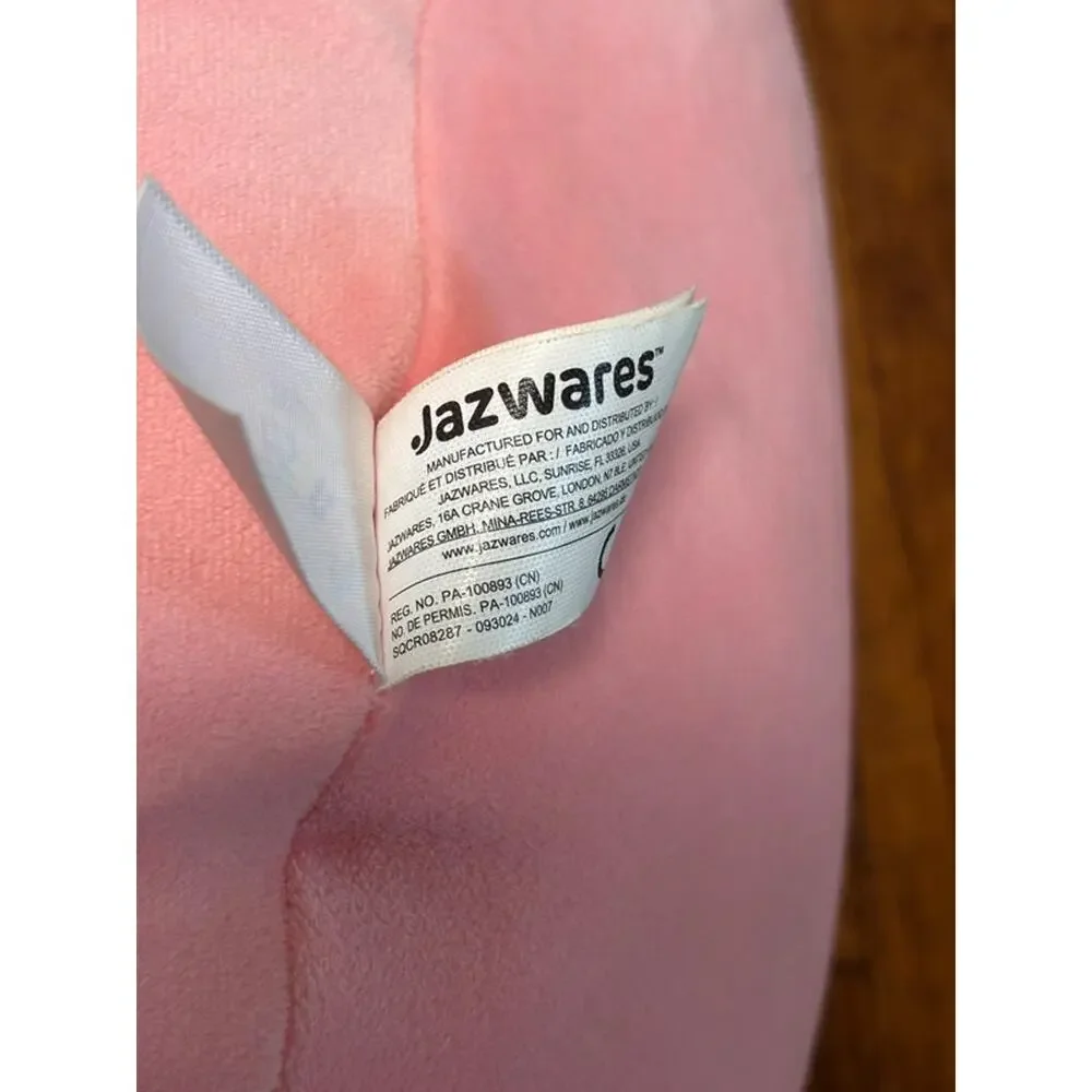The Squishmallows Large 16” Pink Peachy By Shelby’s Peach Milkshake